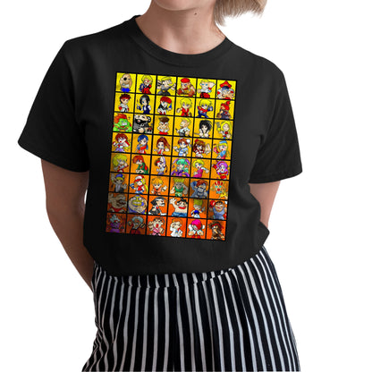 CVS2 Chibi Characters Unisex T-shirt, Gamer Shirt, Gaming Gift