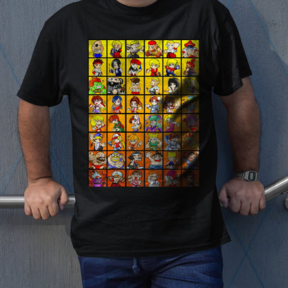 CVS2 Chibi Characters Unisex T-shirt, Gamer Shirt, Gaming Gift