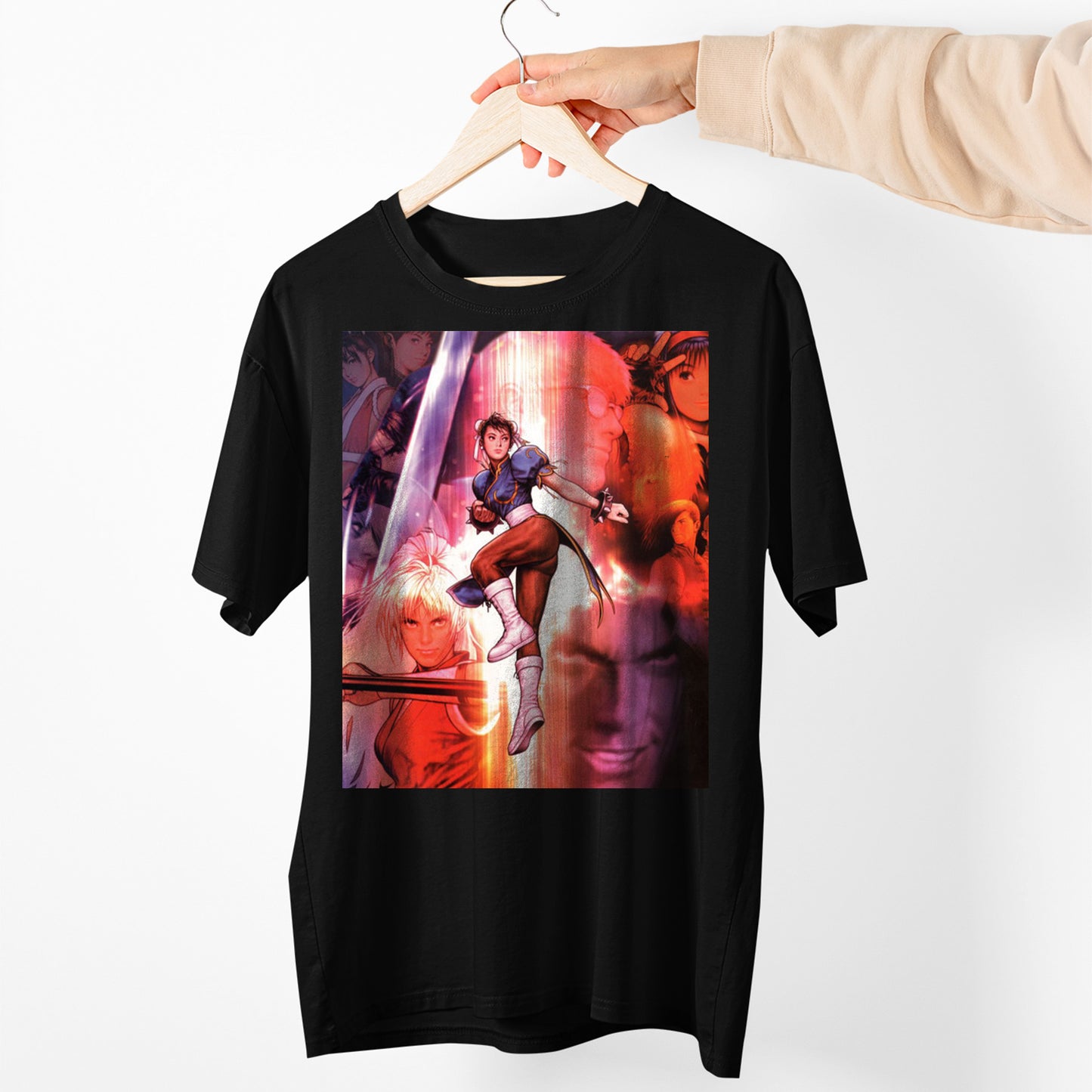 Capcom Versus SNK Japanese DC Arcade Flyer | Chun Li Premium Unisex T-shirt