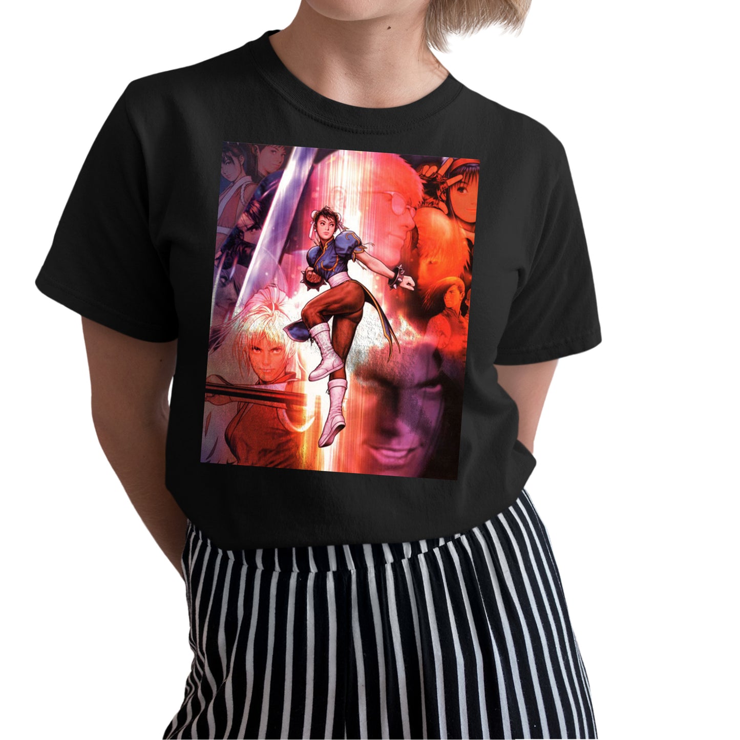 Capcom Versus SNK Japanese DC Arcade Flyer | Chun Li Premium Unisex T-shirt