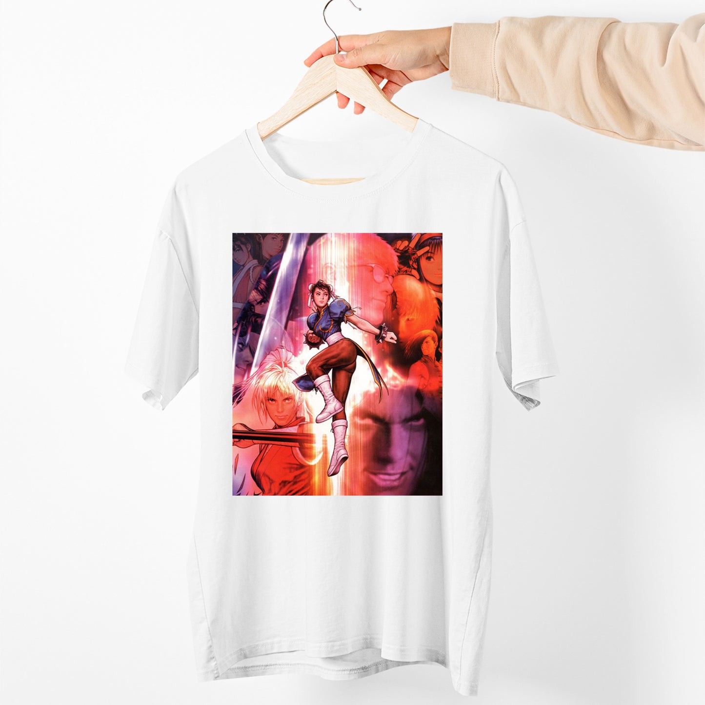 Capcom Versus SNK Japanese DC Arcade Flyer | Chun Li Premium Unisex T-shirt
