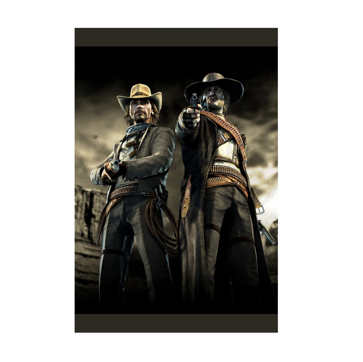 Call of Juarez Bound in Blood McCall brothers artwork print