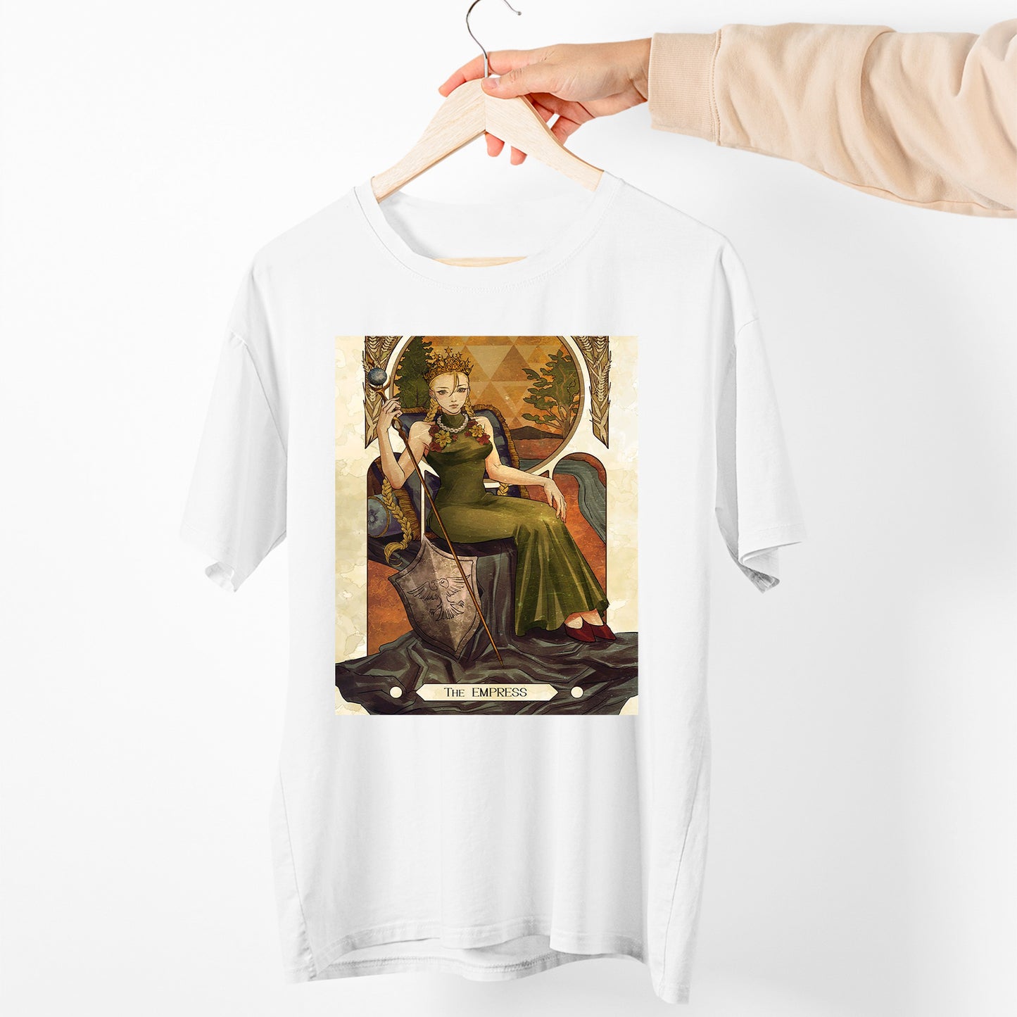 Cammy White Street Fighter Tarot Card  Premium Unisex T-shirt