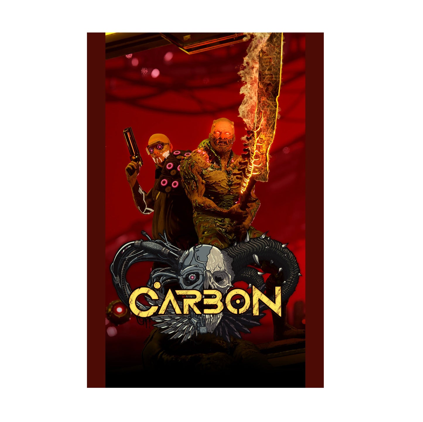 Carbon key art print