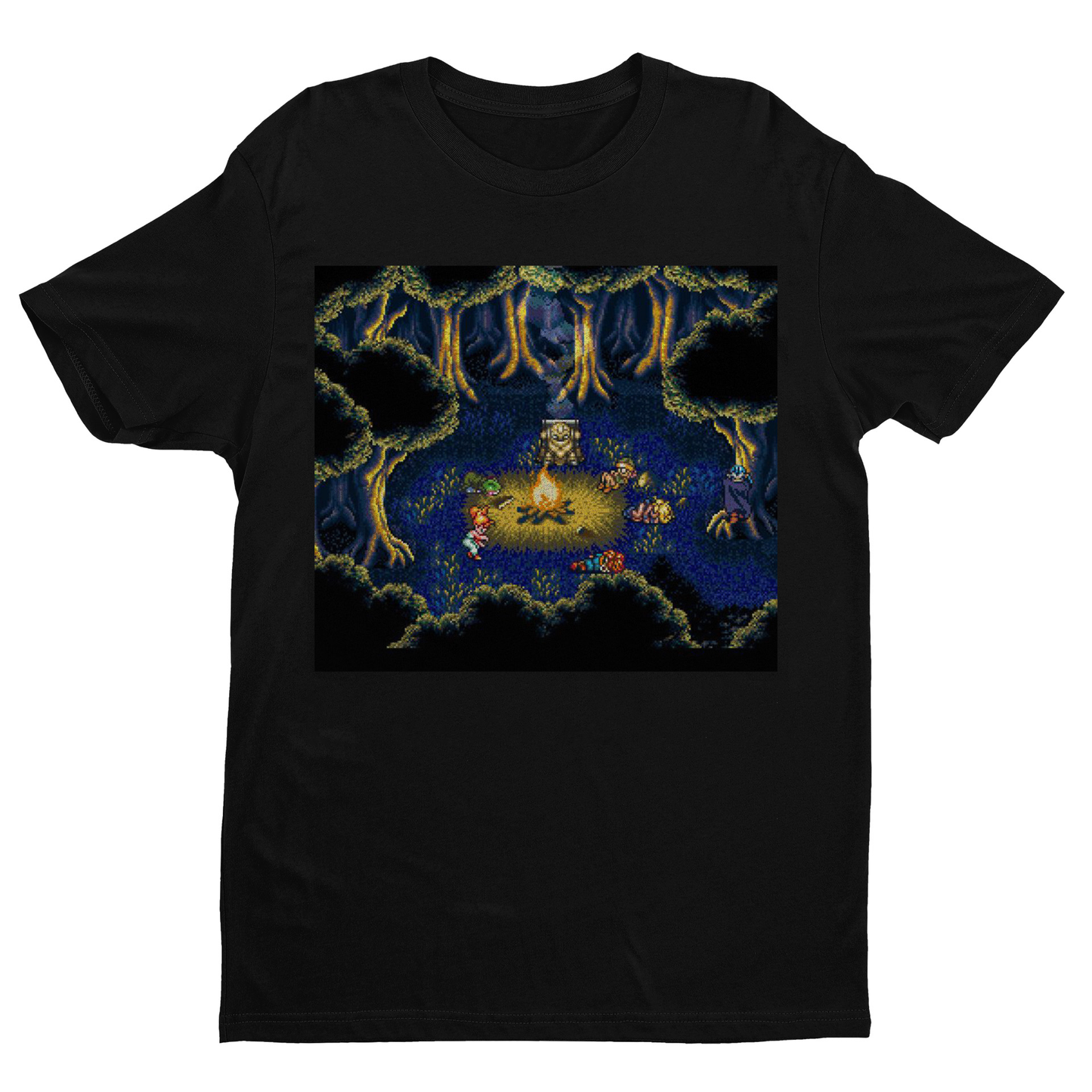 Chrono Trigger Game | Camp Fire Art Premium Unisex T-shirt