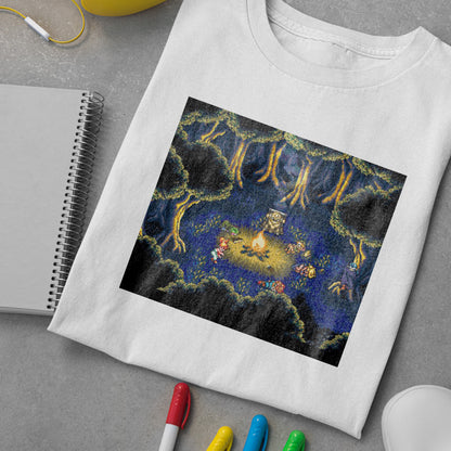 Chrono Trigger Game | Camp Fire Art Premium Unisex T-shirt
