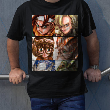 Chrono Trigger Characters Portrait Premium Unisex T-shirt