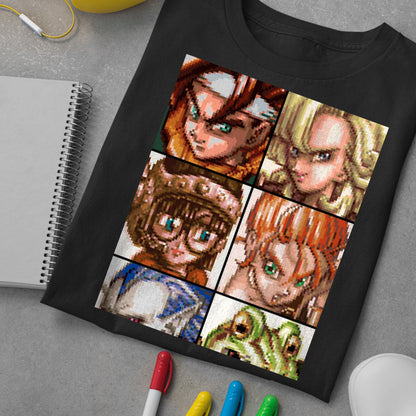Chrono Trigger Characters Portrait Premium Unisex T-shirt