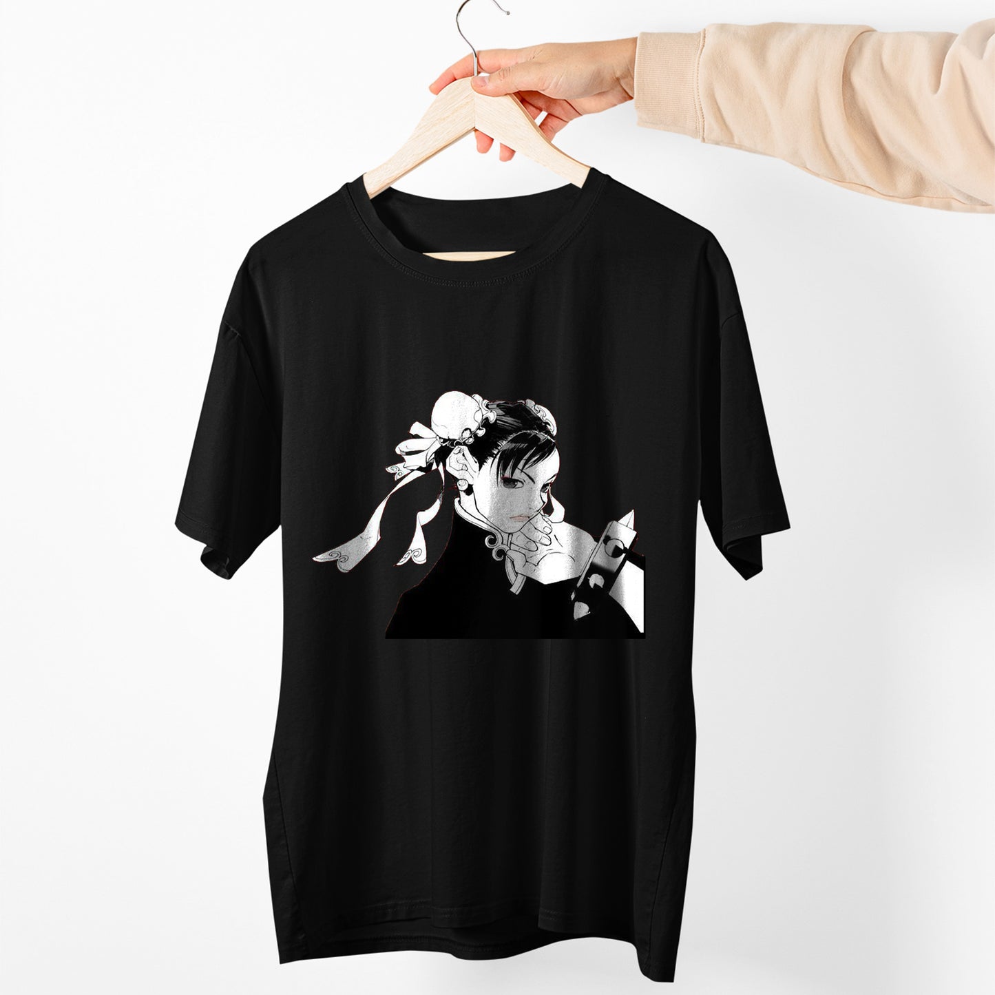 Chun Li Black & White | Street Fighter Premium Unisex T-shirt