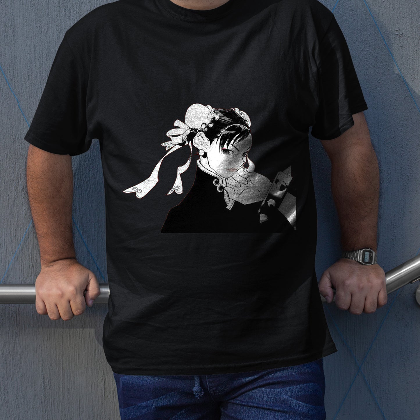 Chun Li Black & White | Street Fighter Premium Unisex T-shirt