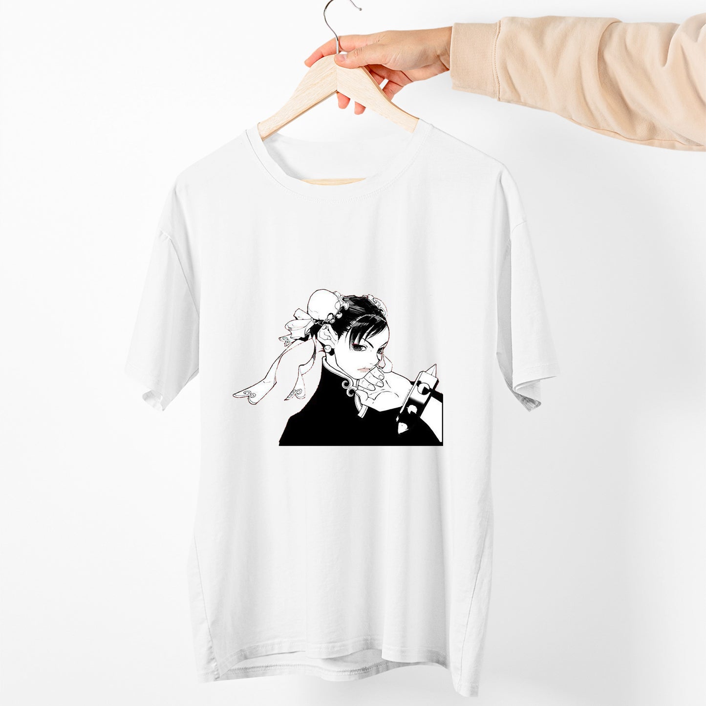 Chun Li Black & White | Street Fighter Premium Unisex T-shirt