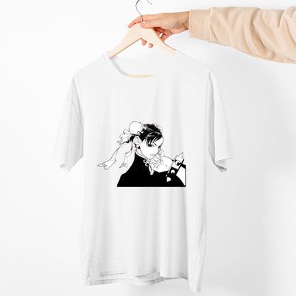 Chun Li Black & White | Street Fighter Premium Unisex T-shirt
