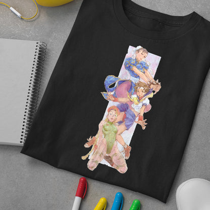 Chun Li Cammy Sakura Rare | Street Fighter Premium Unisex T-shirt