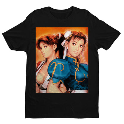 Chun Li & Mai Unisex T-shirt, Gamer Shirt, Gaming Gift