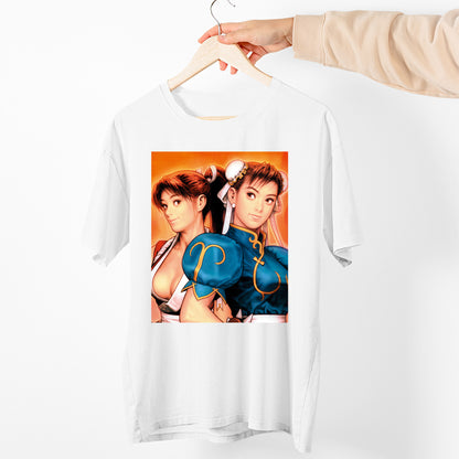 Chun Li & Mai Unisex T-shirt, Gamer Shirt, Gaming Gift