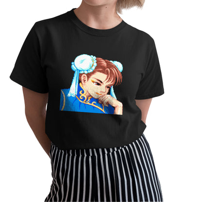 Chun Li | Street Fighter 2 Portrait Premium  Unisex T-shirt
