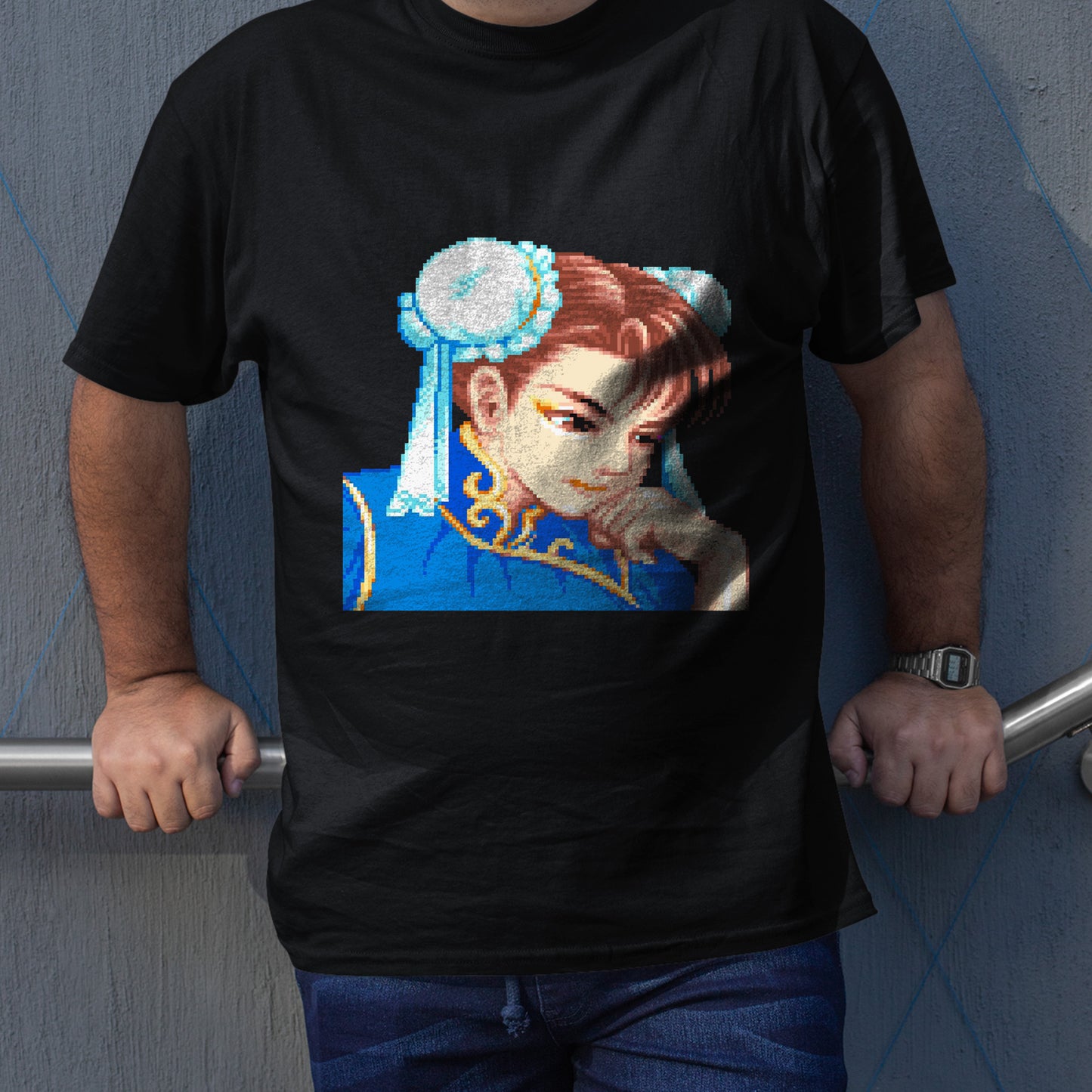 Chun Li | Street Fighter 2 Portrait Premium  Unisex T-shirt