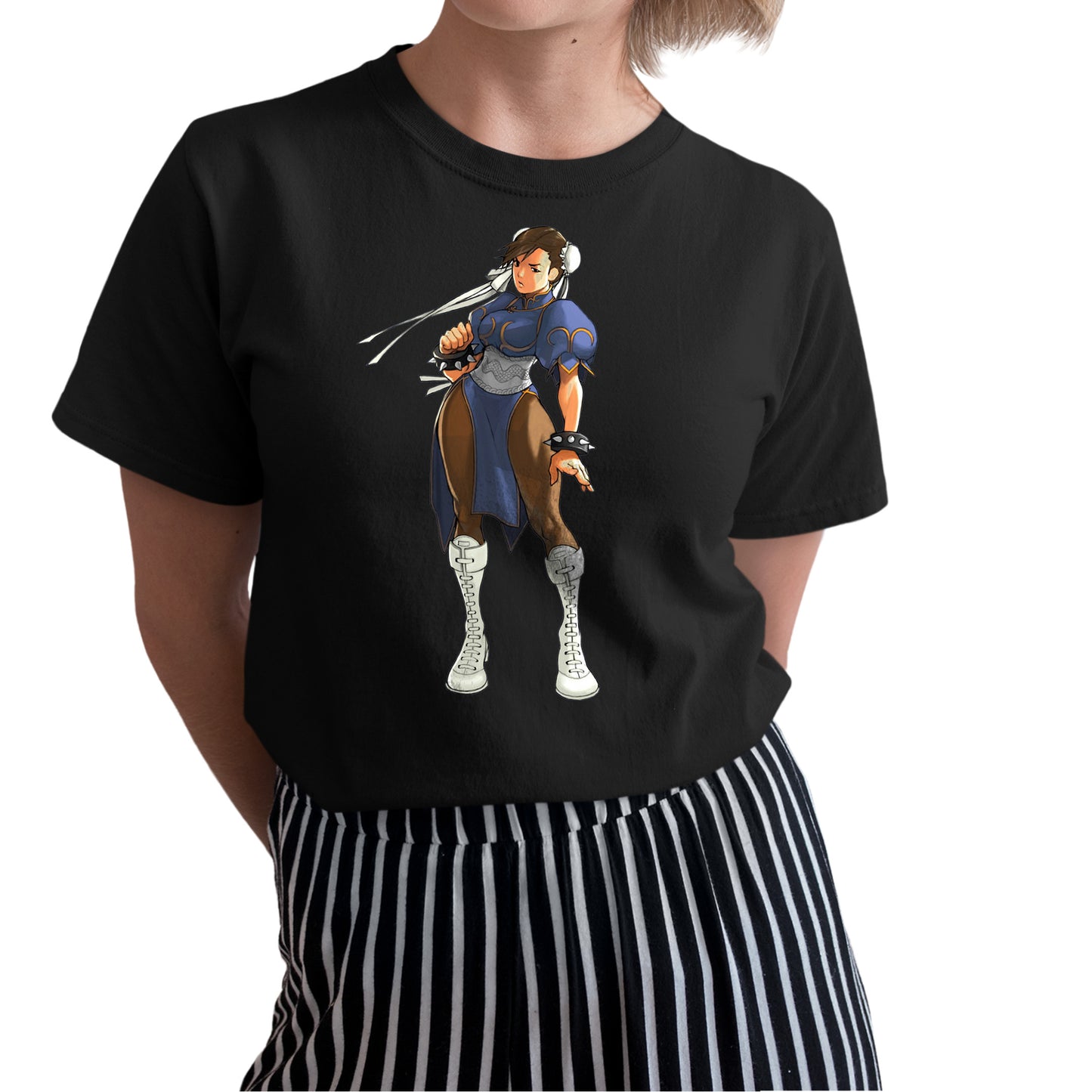 Chun Li V3 | Comic Street Fighter Premium Unisex T-shirt