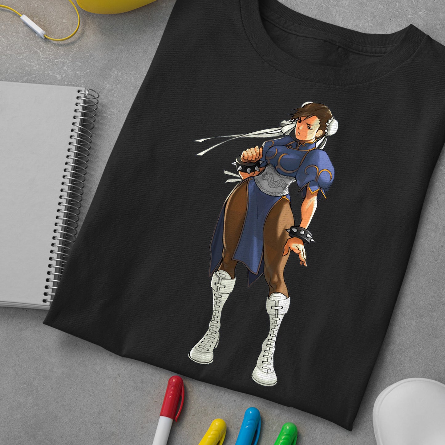 Chun Li V3 | Comic Street Fighter Premium Unisex T-shirt