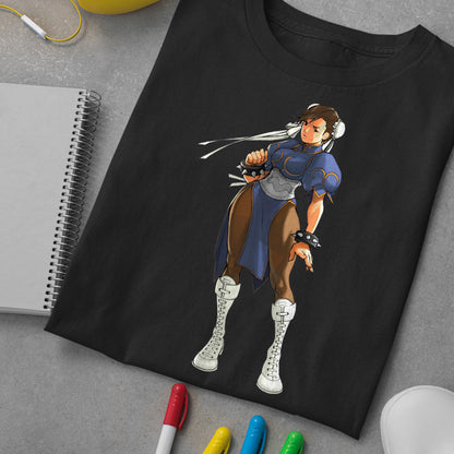 Chun Li V3 | Comic Street Fighter Premium Unisex T-shirt