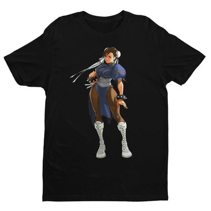 Chun Li V3 | Comic Street Fighter Premium Unisex T-shirt