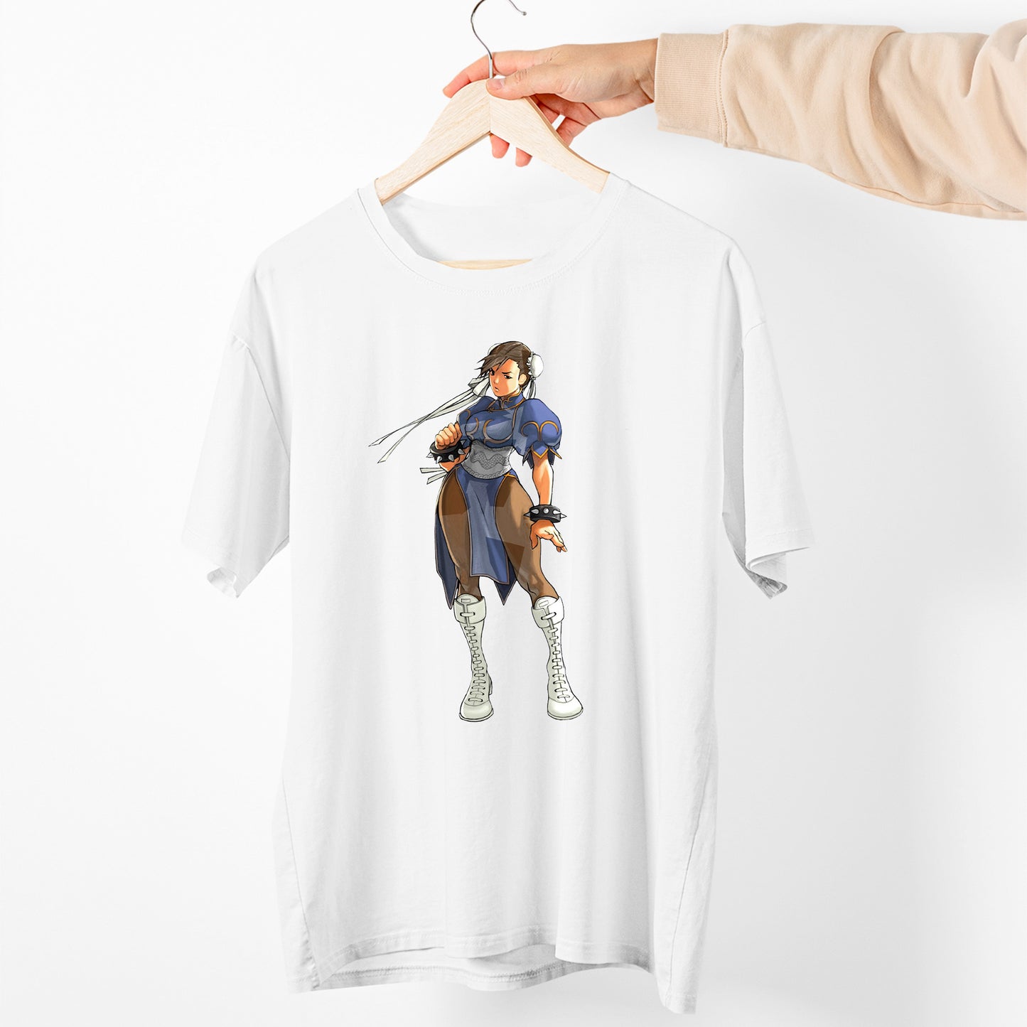 Chun Li V3 | Comic Street Fighter Premium Unisex T-shirt