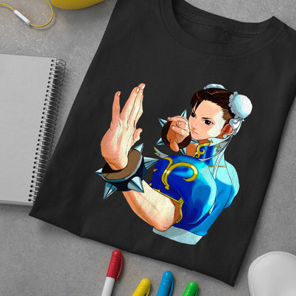 Chun li Portrait | Street Fighter III: 3rd Strike Premium Unisex T-shirt