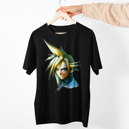 Cloud Strife Portrait | Final Fantasy VII OF Premium Unisex T-shirt