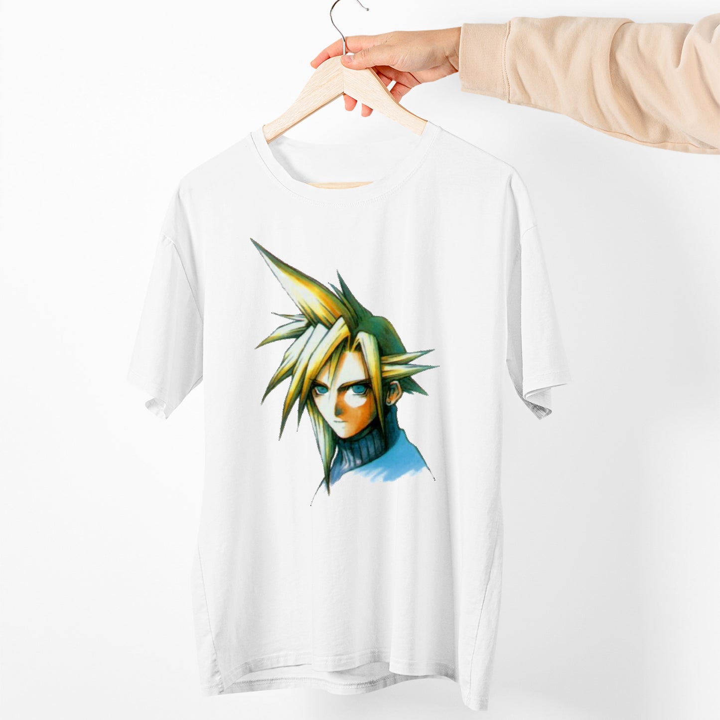 Cloud Strife Portrait | Final Fantasy VII OF Premium Unisex T-shirt
