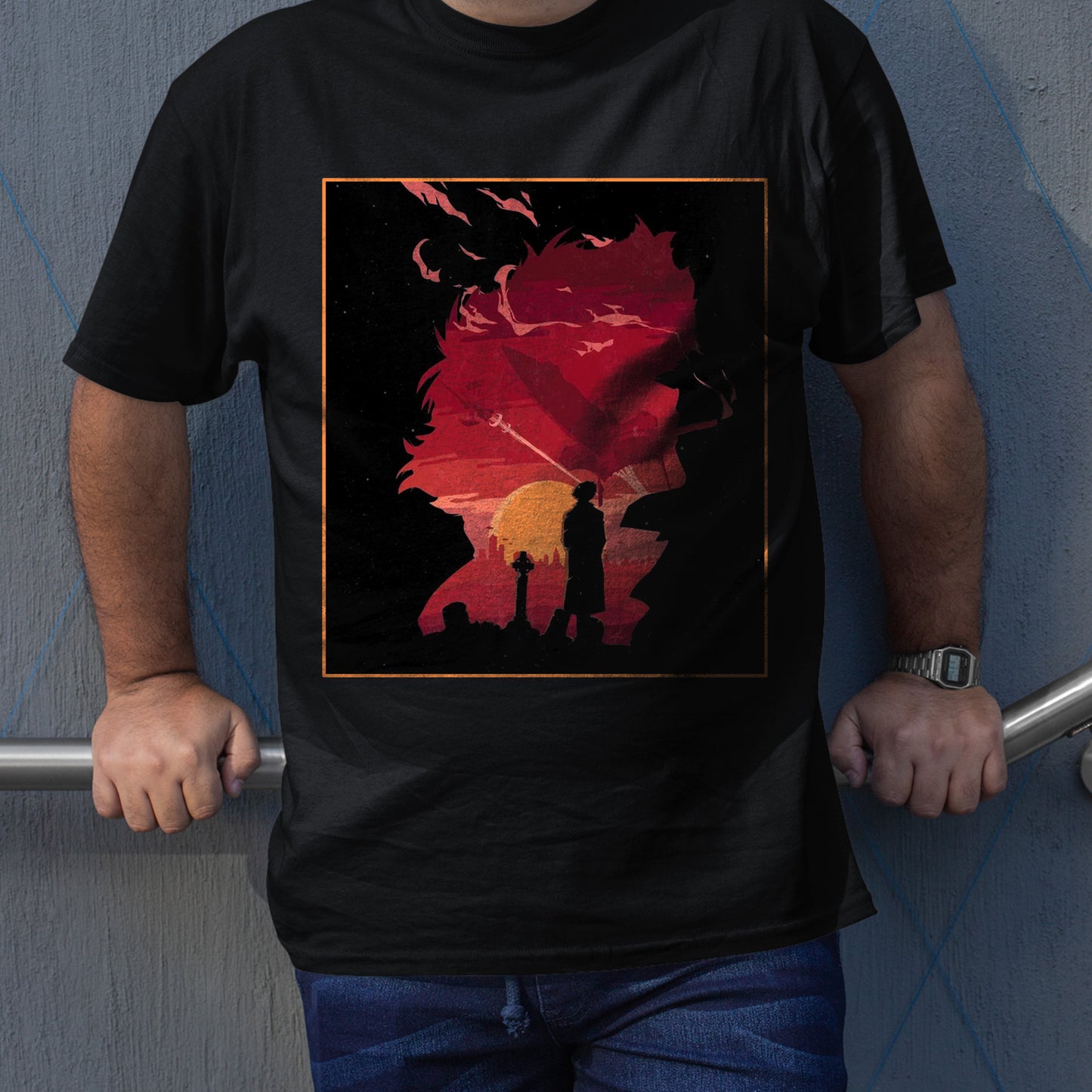 Cowboy Bebop Shirt, Oldschool Anime Shirt, Vintage Anime Shirt, 90's Anime Tshirt, Retro Anime Shir