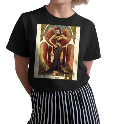 Crimson Viper Street Fighter Tarot Card Premium Unisex T-shirt