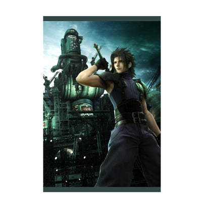 Crisis Core Final Fantasy VII Zack Fair promo art poster print