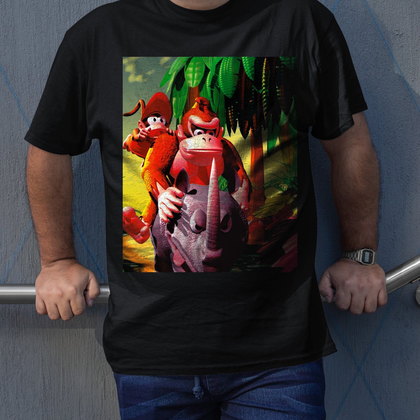 DKC2 Jungle Unisex T-shirt, Gamer Shirt, Gaming Gift