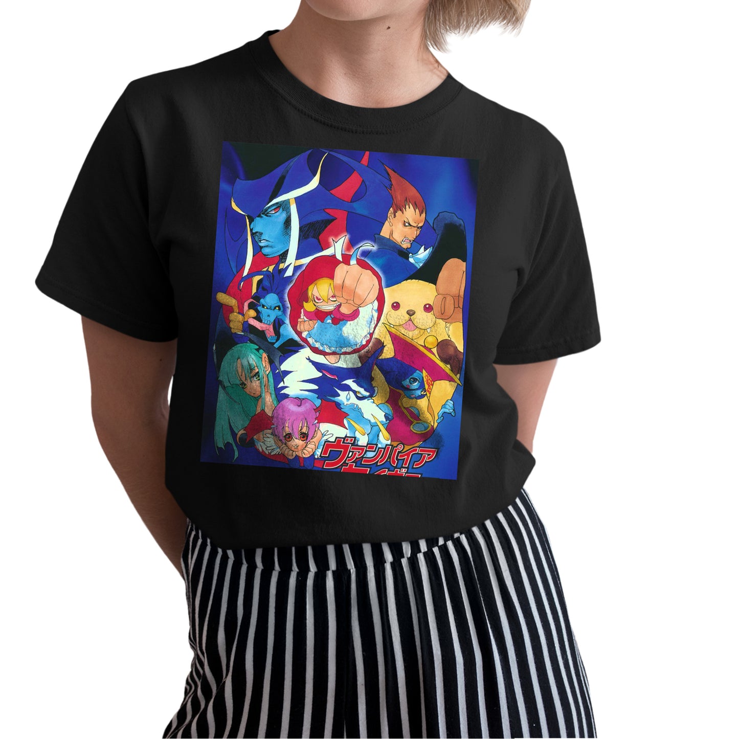 Daarkstalkers Vampire Japanese Cover Unisex T-shirt, Gamer Shirt, Gaming Gift