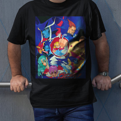 Daarkstalkers Vampire Japanese Cover Unisex T-shirt, Gamer Shirt, Gaming Gift