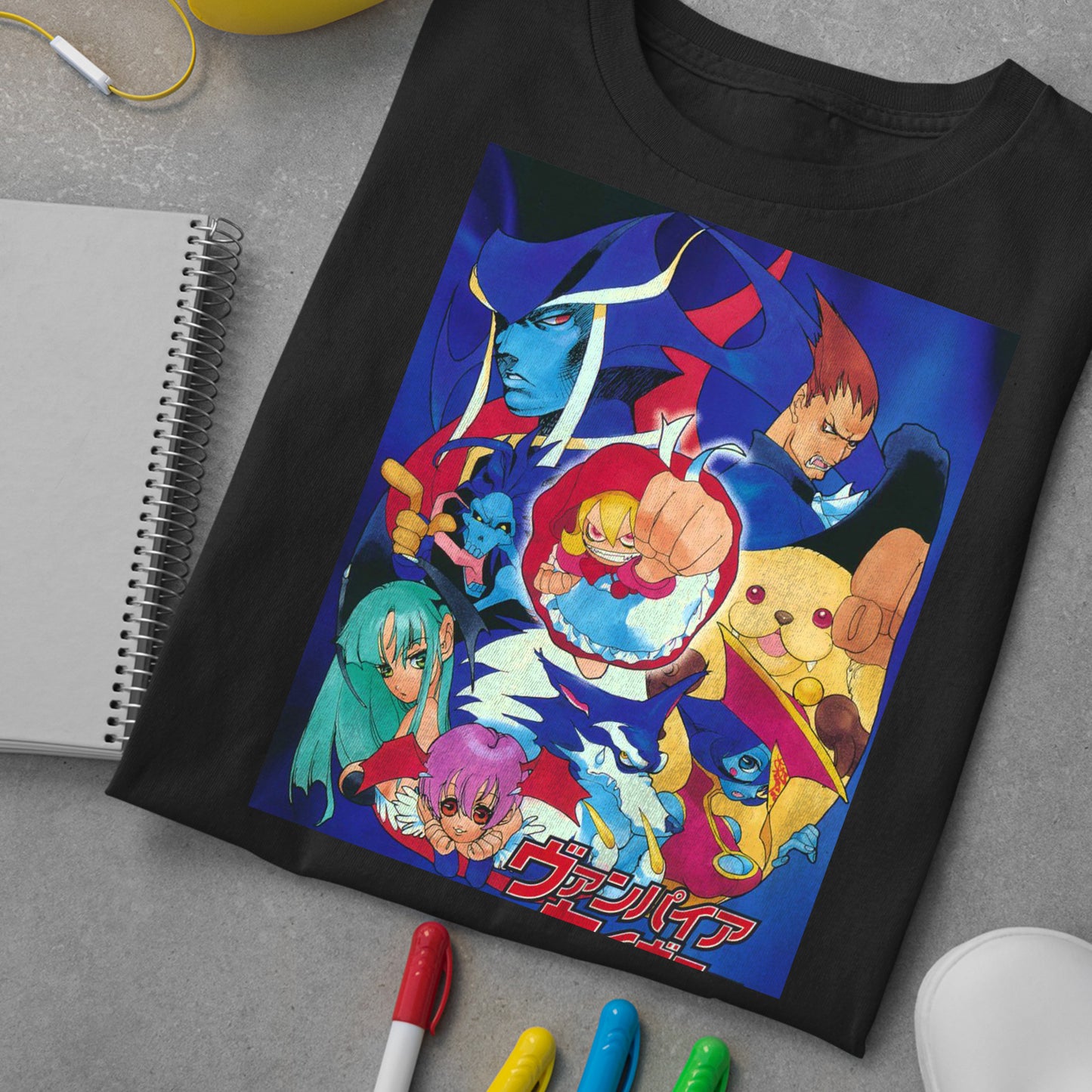 Daarkstalkers Vampire Japanese Cover Unisex T-shirt, Gamer Shirt, Gaming Gift
