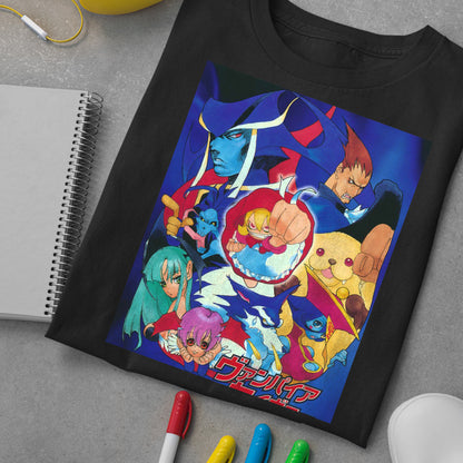 Daarkstalkers Vampire Japanese Cover Unisex T-shirt, Gamer Shirt, Gaming Gift