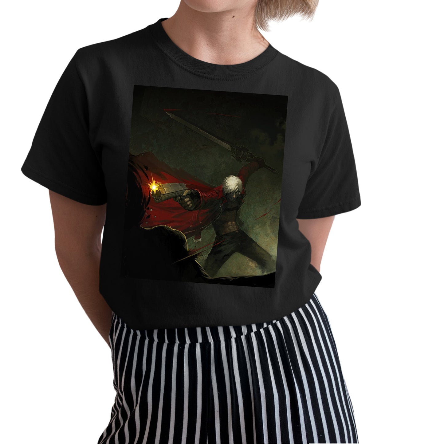 Dante Shooting DMC Unisex T-shirt, Gamer Shirt, Gaming Gift