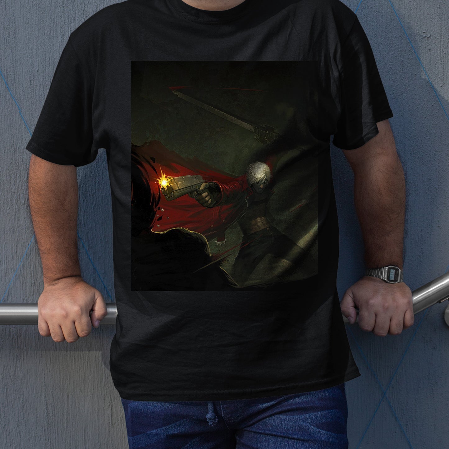 Dante Shooting DMC Unisex T-shirt, Gamer Shirt, Gaming Gift