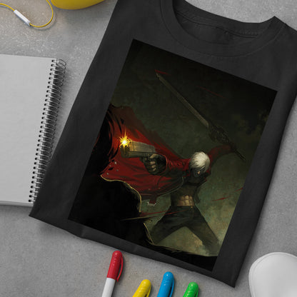 Dante Shooting DMC Unisex T-shirt, Gamer Shirt, Gaming Gift