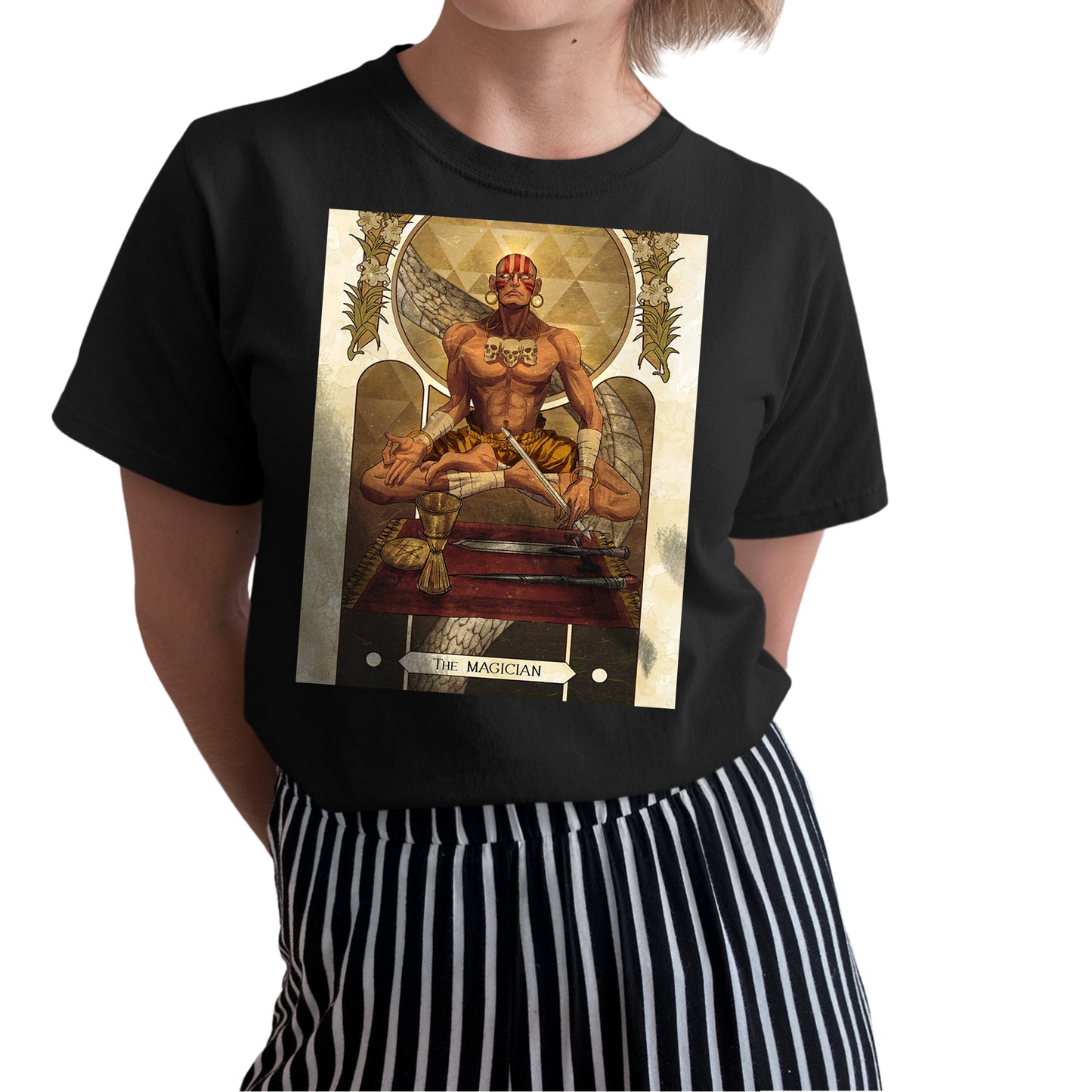 Dhalsim Street Fighting Tarot Card Unisex T-shirt, Gamer Shirt, Gaming Gift