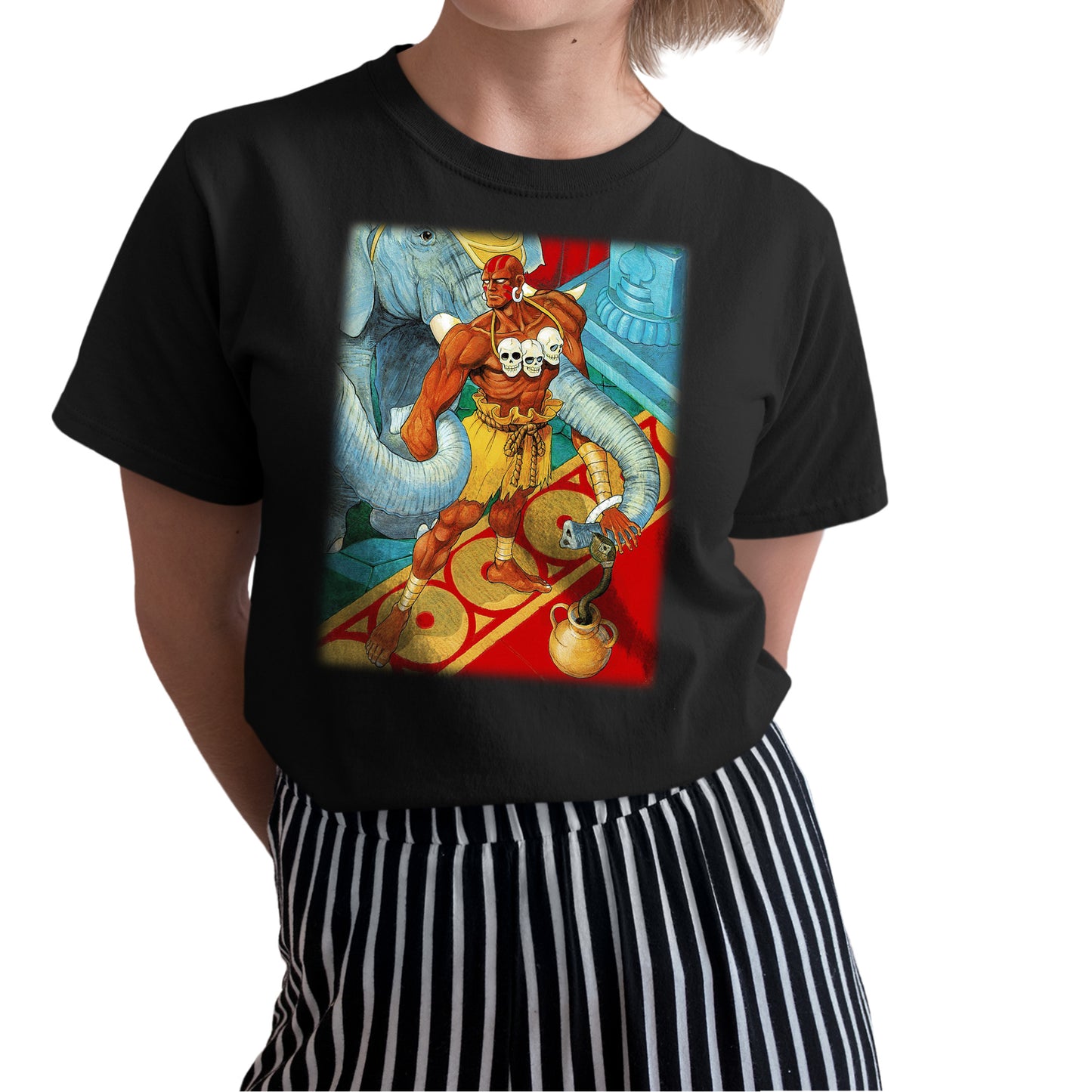 Dhalsim In Stage Street Fighting Unisex T-shirt, Gamer Shirt, Gaming Gift