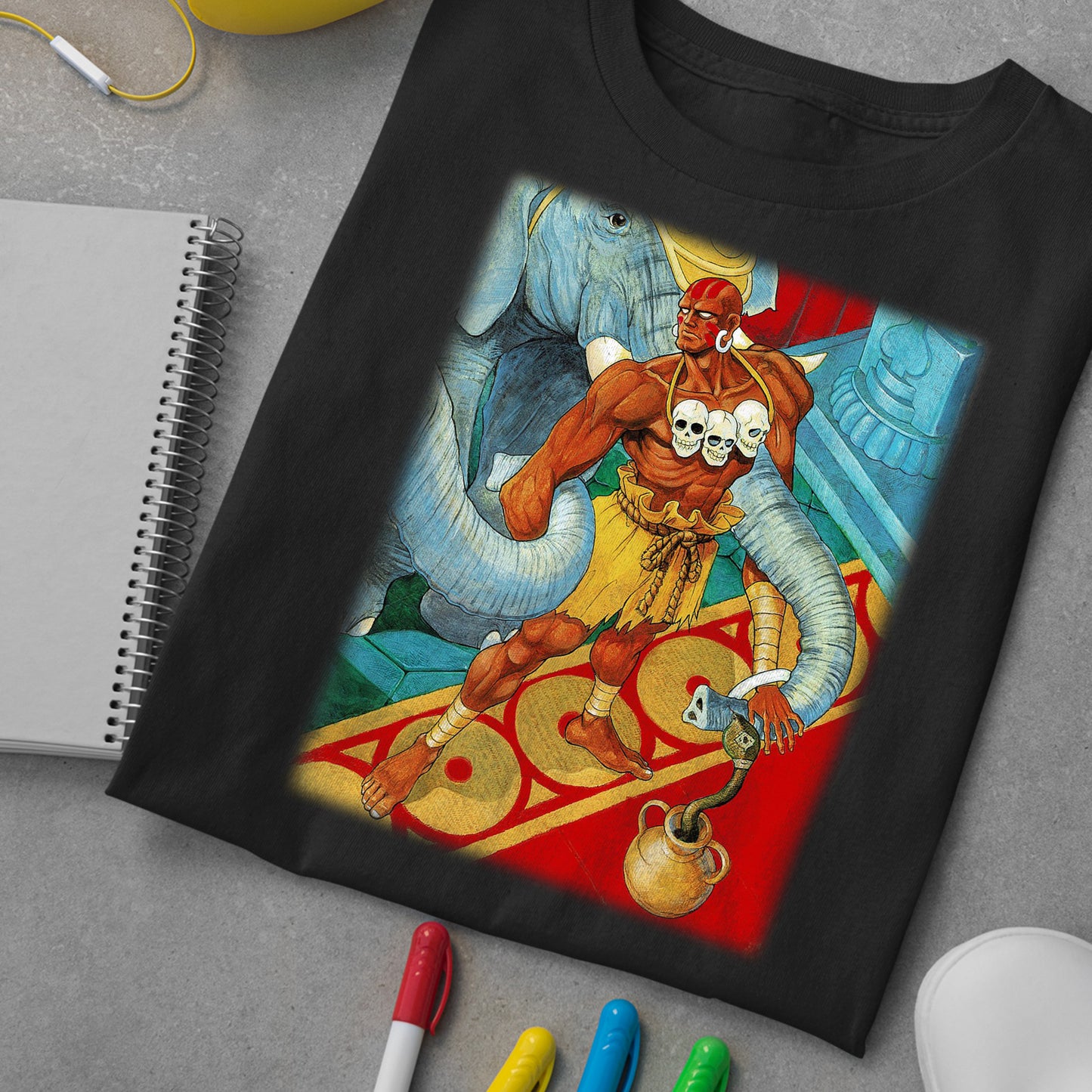 Dhalsim In Stage Street Fighting Unisex T-shirt, Gamer Shirt, Gaming Gift