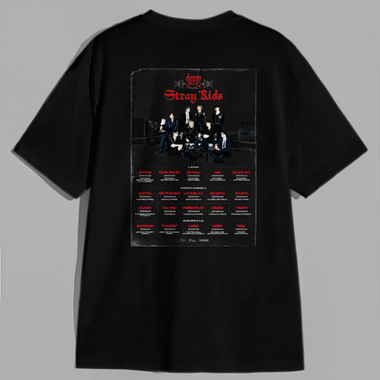 Stray Kids Shirt, Stray Kids Dominate World Tour Shirt, SKZ Merch