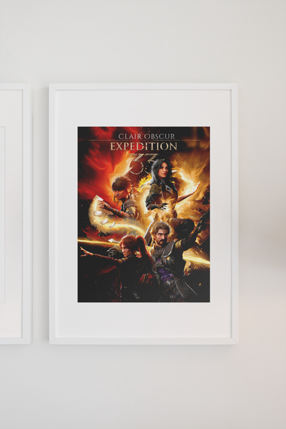 Expedition 33 Poster — Key Art Print | RPG Gaming Wall Art