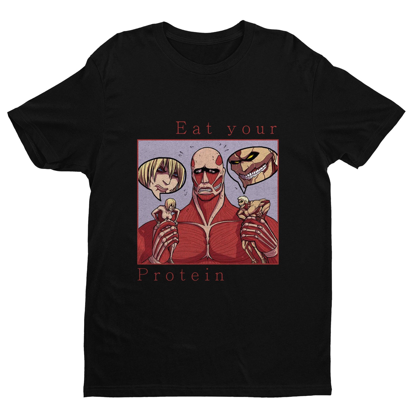 Eat Your Protein AoT Shirt, Attack Titan Shirt, AOT Shirt, Anime Shirt, Funny Anime Shirt