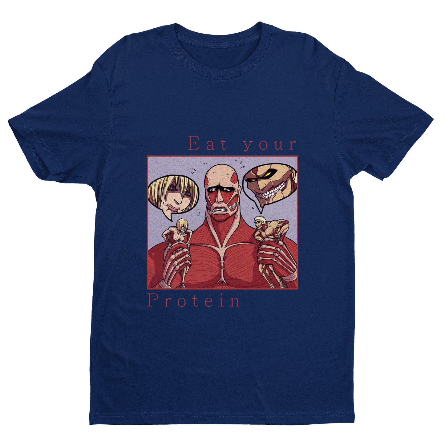 Eat Your Protein AoT Shirt, Attack Titan Shirt, AOT Shirt, Anime Shirt, Funny Anime Shirt