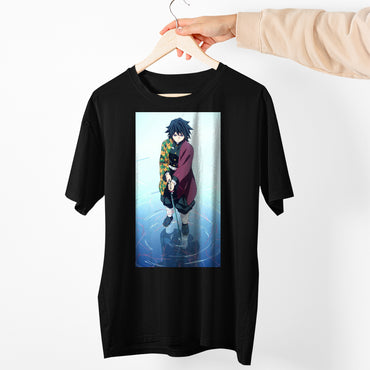 Eleven Water Breath Giyu T-Shirt, Demon Slayer: Kimetsu no Yaiba Shirt, Demon Slayer Characters Shirt, Anime Art Shirt