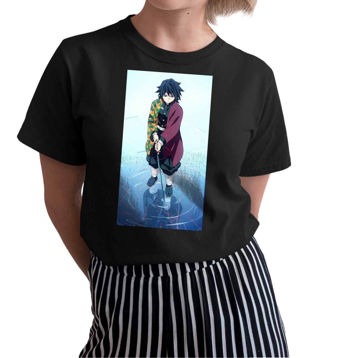 Eleven Water Breath Giyu T-Shirt, Demon Slayer: Kimetsu no Yaiba Shirt, Demon Slayer Characters Shirt, Anime Art Shirt