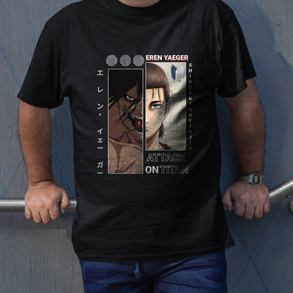 Eren Yaeger Shirt, Attack Titan Shirt, AOT Shirt, Eren Yaeger Shirt, Anime Graphic Tee, Anime Gifts